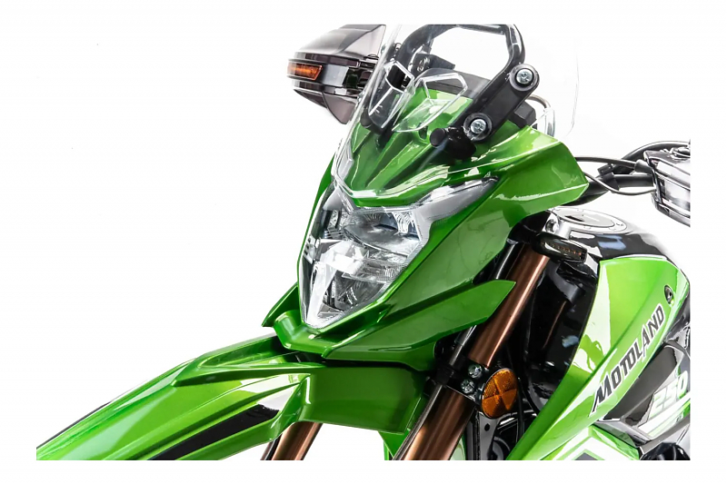 Мотоцикл Motoland GL250 ENDURO (172FMM-5/PR250) зеленый - alexmotorsspb.ru