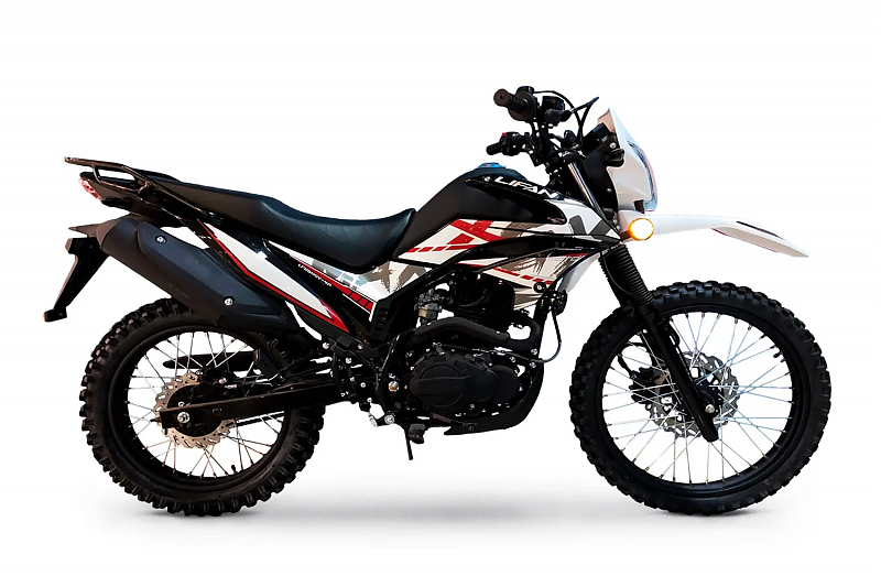 Мотоцикл LIFAN LF250GY-4D черно-белый - alexmotorsspb.ru